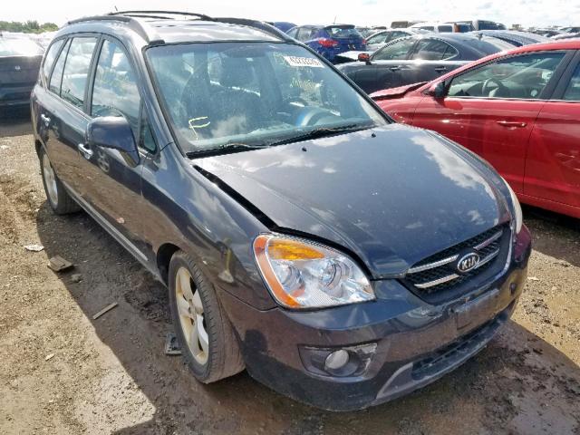 KNAFG526577079166 - 2007 KIA RONDO LX GRAY photo 1