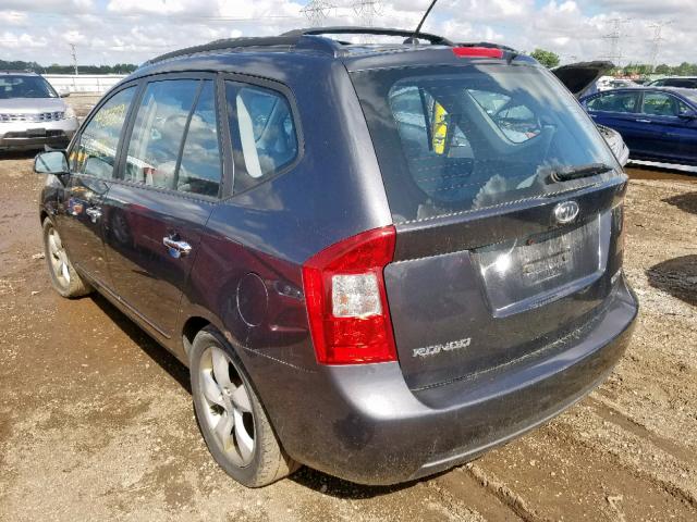 KNAFG526577079166 - 2007 KIA RONDO LX GRAY photo 3