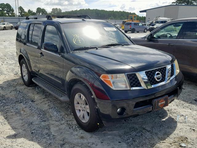 5N1AR18U56C619705 - 2006 NISSAN PATHFINDER BLACK photo 1