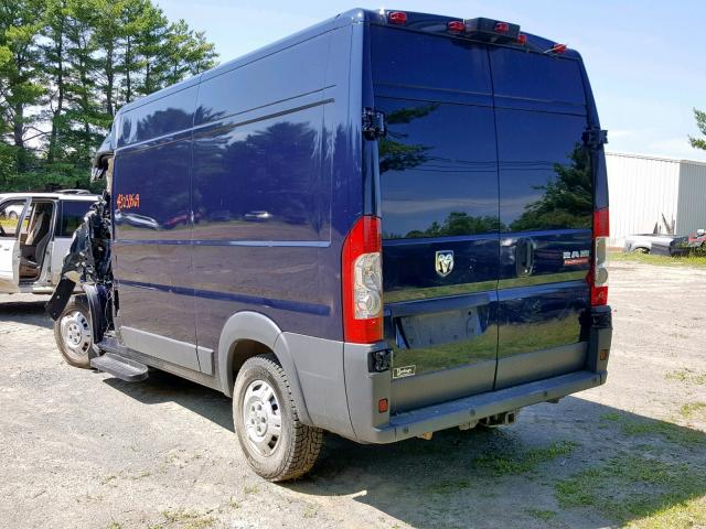 3C6TRVCG9HE510608 - 2017 RAM PROMASTER 蓝色 照片 3