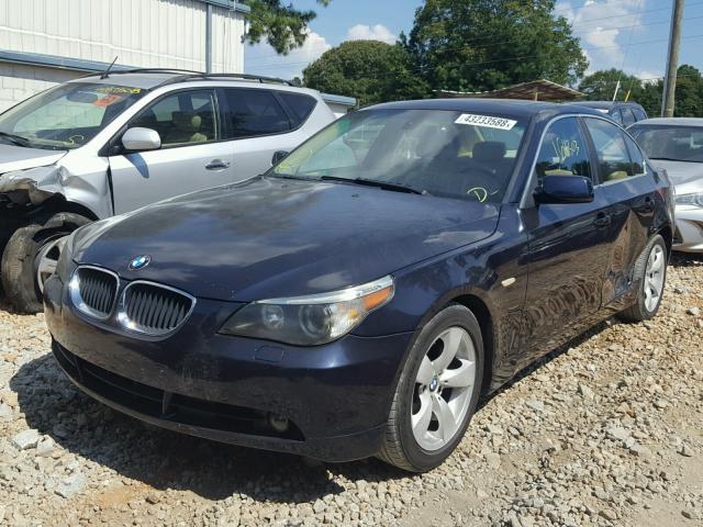 WBANA735X5B814460 - 2005 BMW 530 I BLUE photo 2