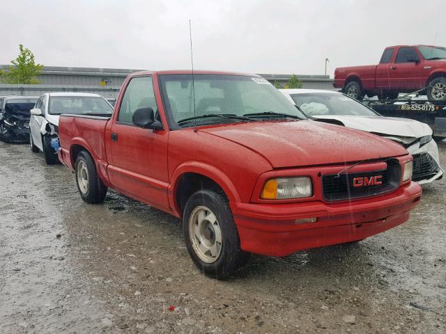 1GTCS1443TK515299 - 1996 GMC SONOMA RED photo 1