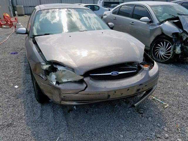 1FAFP55202G221353 - 2002 FORD TAURUS SES BEIGE photo 9