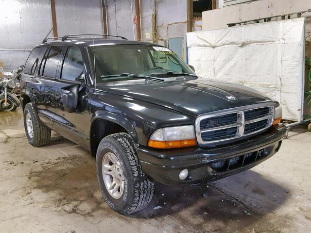 1B4HS48NX2F151378 - 2002 DODGE DURANGO SL BLACK photo 1