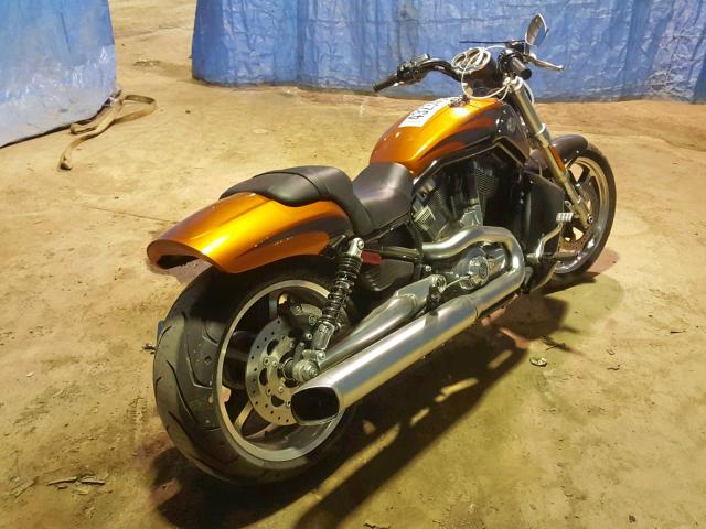 1HD1HPH11EC805285 - 2014 HARLEY-DAVIDSON VRSCF VROD ORANGE photo 4