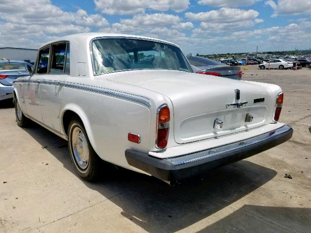 SRL39664 - 1980 ROLLS-ROYCE SIL SHADOW WHITE photo 3