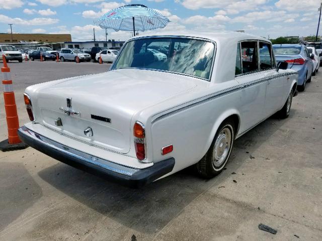 SRL39664 - 1980 ROLLS-ROYCE SIL SHADOW WHITE photo 4