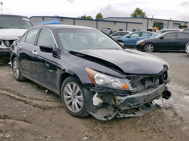 1HGCP3F81CA009006 - 2012 HONDA ACCORD EXL BLACK photo 1