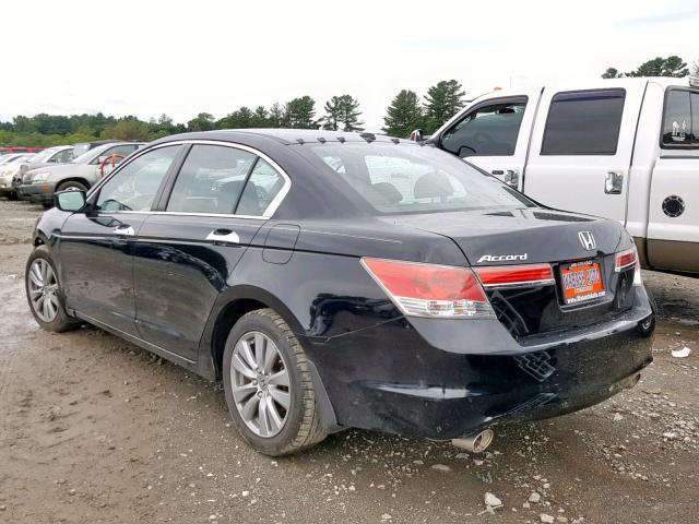 1HGCP3F81CA009006 - 2012 HONDA ACCORD EXL BLACK photo 3