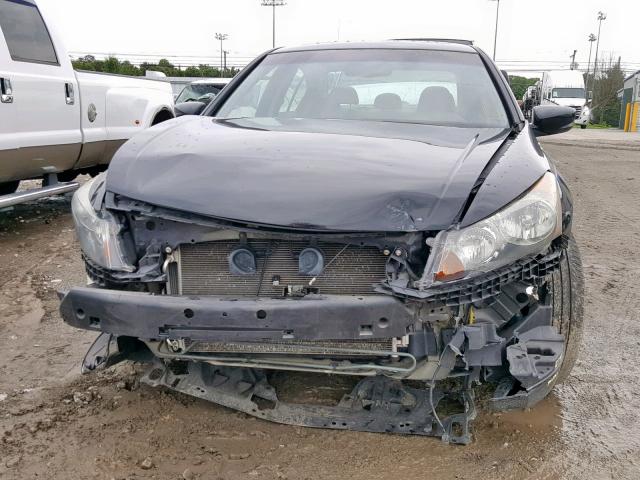 1HGCP3F81CA009006 - 2012 HONDA ACCORD EXL BLACK photo 9