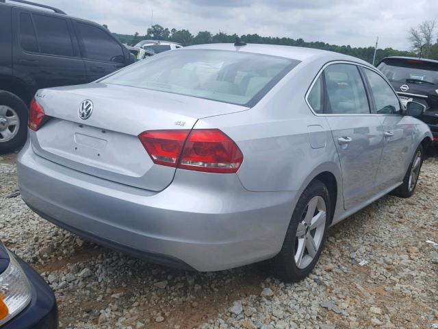 1VWBH7A32CC104069 - 2012 VOLKSWAGEN PASSAT SE SILVER photo 4