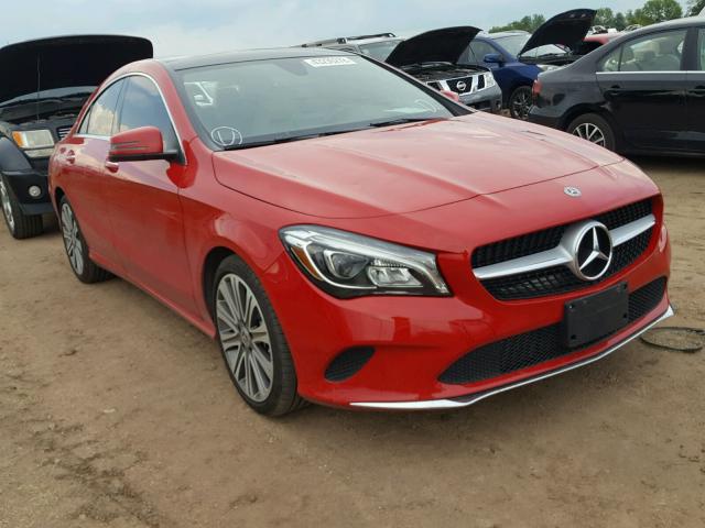 WDDSJ4GB1JN603912 - 2018 MERCEDES-BENZ CLA 250 4M RED photo 1