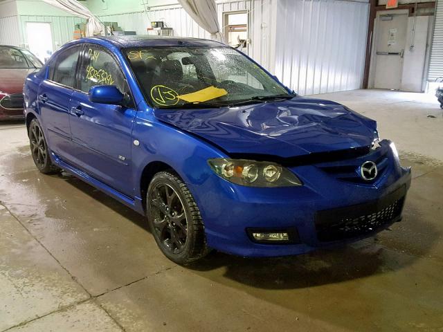 JM1BK323781839399 - 2008 MAZDA 3 S BLUE photo 1