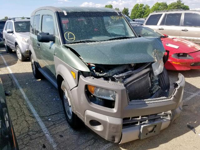 5J6YH28635L019836 - 2005 HONDA ELEMENT EX GREEN photo 1