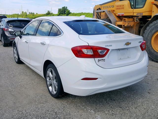 1G1BF5SMXH7247476 - 2017 CHEVROLET CRUZE PREM WHITE photo 3