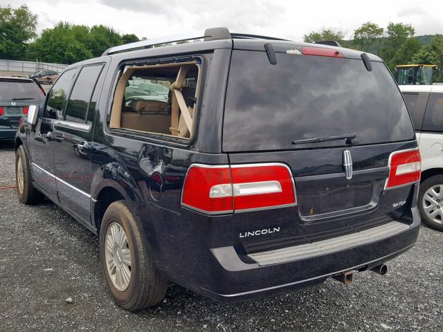 5LMFL28528LJ17014 - 2008 LINCOLN NAVIGATOR BLACK photo 3