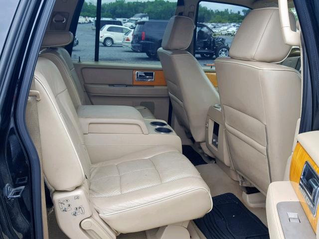 5LMFL28528LJ17014 - 2008 LINCOLN NAVIGATOR BLACK photo 6