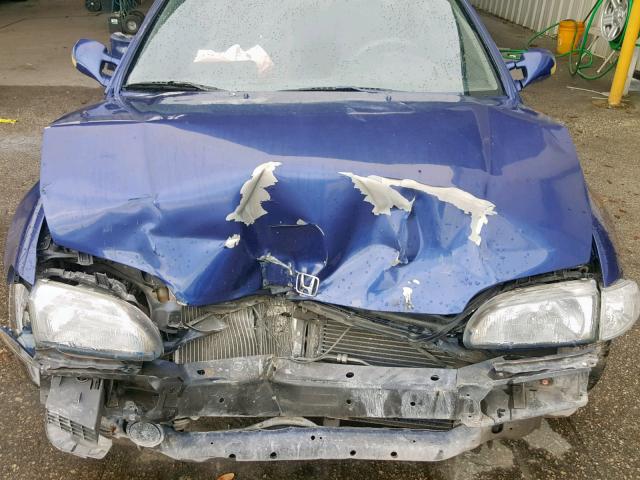 2HGEJ2221RH556678 - 1994 HONDA CIVIC DX BLUE photo 7