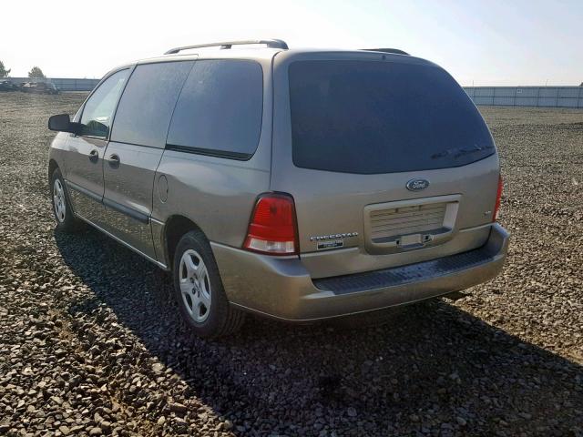 2FMZA51694BB27723 - 2004 FORD FREESTAR S GOLD photo 3