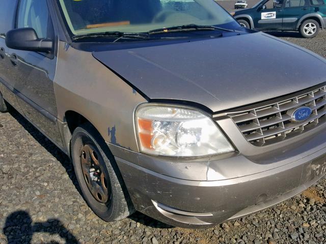 2FMZA51694BB27723 - 2004 FORD FREESTAR S GOLD photo 9