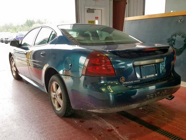2G2WP522051274025 - 2005 PONTIAC GRAND PRIX BLUE photo 3