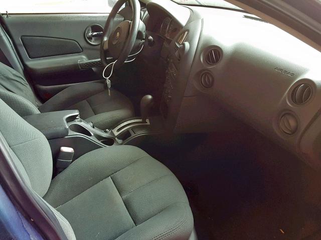 2G2WP522051274025 - 2005 PONTIAC GRAND PRIX BLUE photo 5