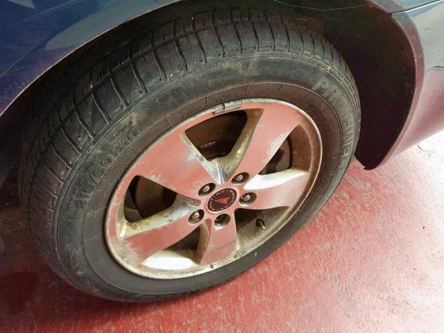 2G2WP522051274025 - 2005 PONTIAC GRAND PRIX BLUE photo 9