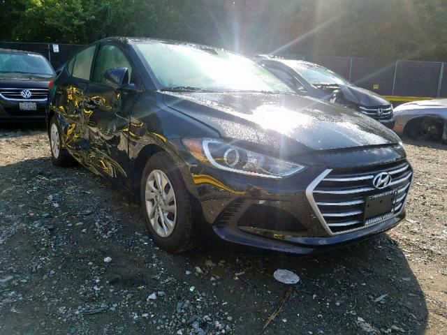 5NPD74LF4JH217687 - 2018 HYUNDAI ELANTRA SE BLACK photo 1