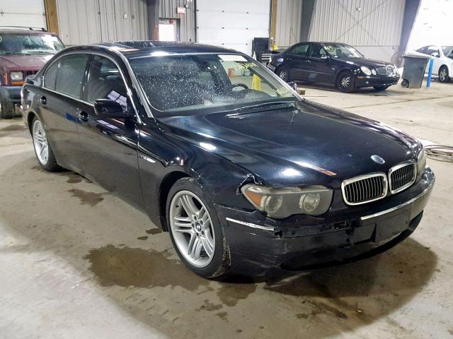 WBAGN834X3DK10354 - 2003 BMW 760 LI BLACK photo 1