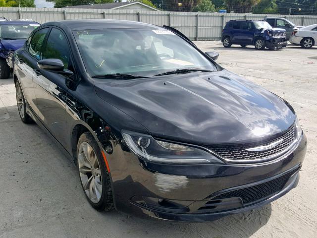 1C3CCCBG8FN667382 - 2015 CHRYSLER 200 S BLACK photo 1