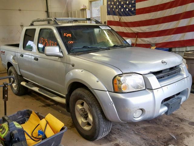 1N6ED27Y21C388394 - 2001 NISSAN FRONTIER C SILVER photo 1