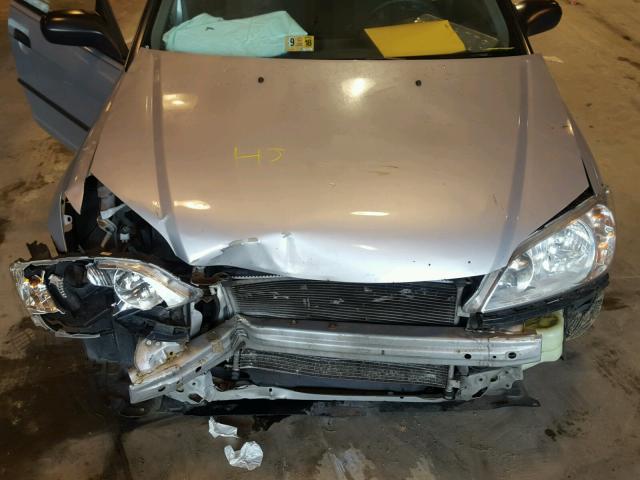 2HGES16385H548534 - 2005 HONDA CIVIC DX V SILVER photo 7