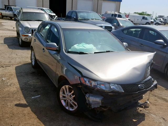 KNAFU5A28C5569145 - 2012 KIA FORTE EX SILVER photo 1