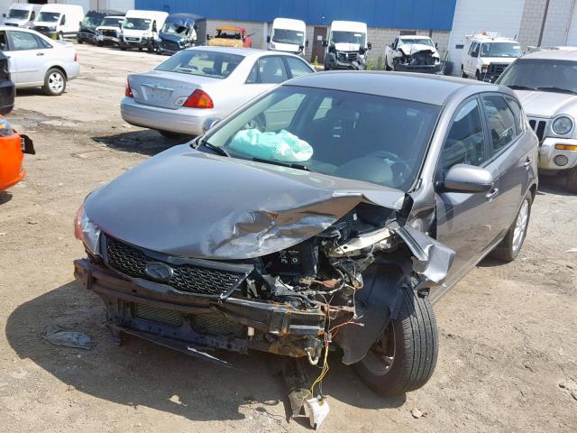 KNAFU5A28C5569145 - 2012 KIA FORTE EX SILVER photo 2