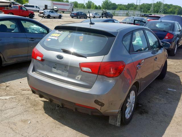 KNAFU5A28C5569145 - 2012 KIA FORTE EX SILVER photo 4