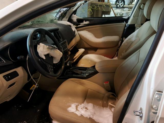 KNALN4D77E5133911 - 2014 KIA CADENZA PR WHITE photo 5