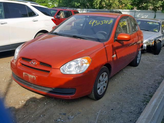 KMHCM3ACXAU184591 - 2010 HYUNDAI ACCENT BLU RED photo 2