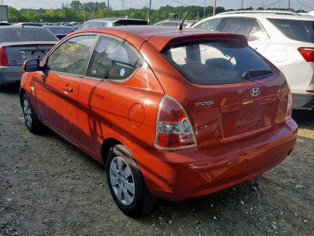 KMHCM3ACXAU184591 - 2010 HYUNDAI ACCENT BLU RED photo 3