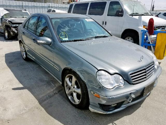 WDBRF52H66A878068 - 2006 MERCEDES-BENZ C 230 BLUE photo 1