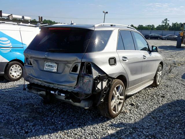 4JGDA5JBXFA530552 - 2015 MERCEDES-BENZ ML 350 SILVER photo 4