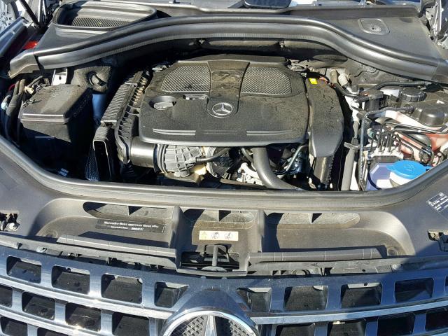 4JGDA5JBXFA530552 - 2015 MERCEDES-BENZ ML 350 SILVER photo 7