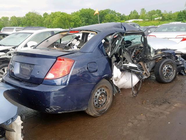 1G8AZ55F07Z196249 - 2007 SATURN ION LEVEL BLUE photo 4