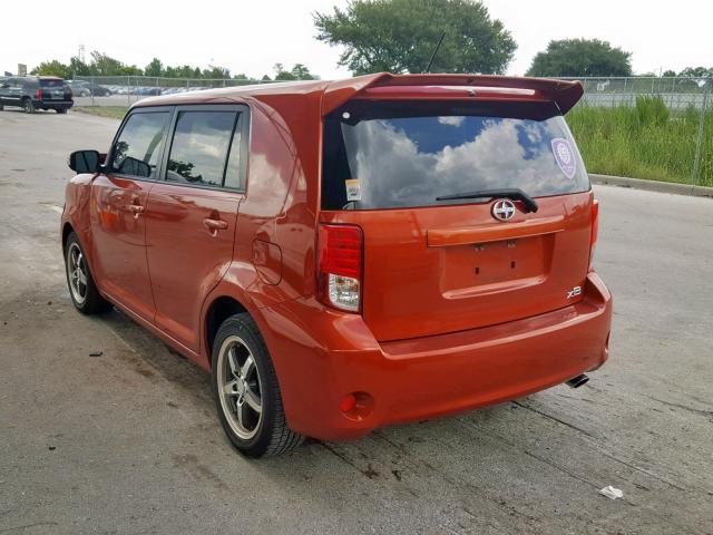 JTLZE4FE9CJ009026 - 2012 TOYOTA SCION XB 橙色 照片 3