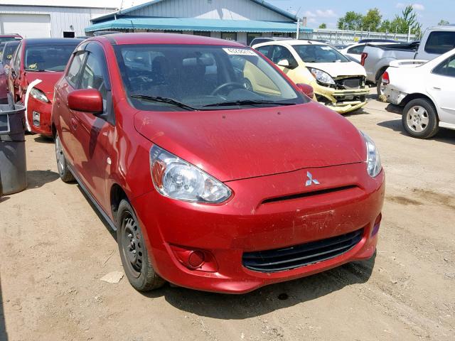 ML32A3HJ1FH056059 - 2015 MITSUBISHI MIRAGE DE RED photo 1