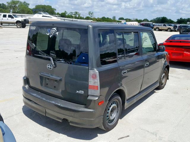JTLKT324654028570 - 2005 TOYOTA SCION XB GREEN photo 4