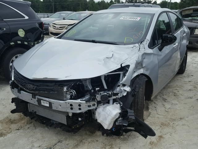 1G1BC5SM9J7176558 - 2018 CHEVROLET CRUZE LS SILVER photo 2