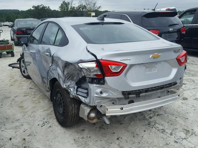 1G1BC5SM9J7176558 - 2018 CHEVROLET CRUZE LS SILVER photo 3