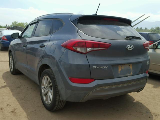 KM8J3CA29GU135988 - 2016 HYUNDAI TUCSON LIM GRAY photo 3