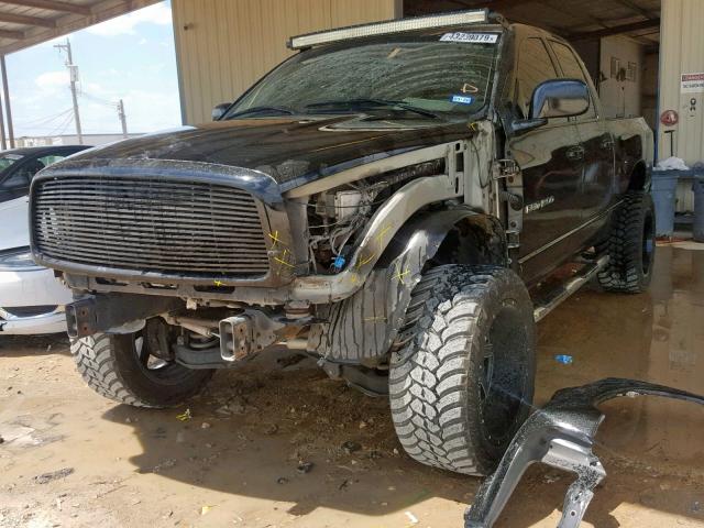 1D7HA18D45J604915 - 2005 DODGE RAM 1500 S BLACK photo 2