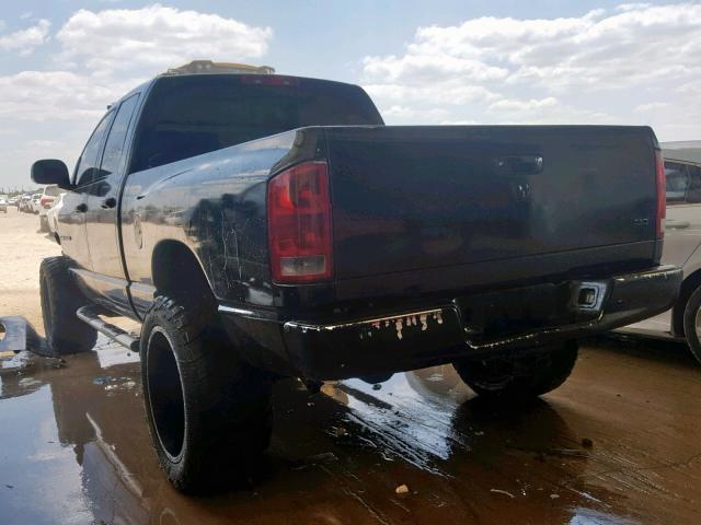 1D7HA18D45J604915 - 2005 DODGE RAM 1500 S BLACK photo 3